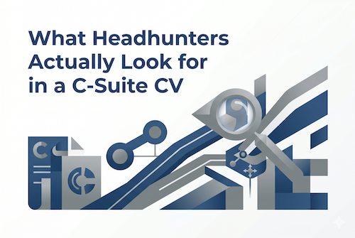What Headhunters Actually Look for in a C-Suite CV