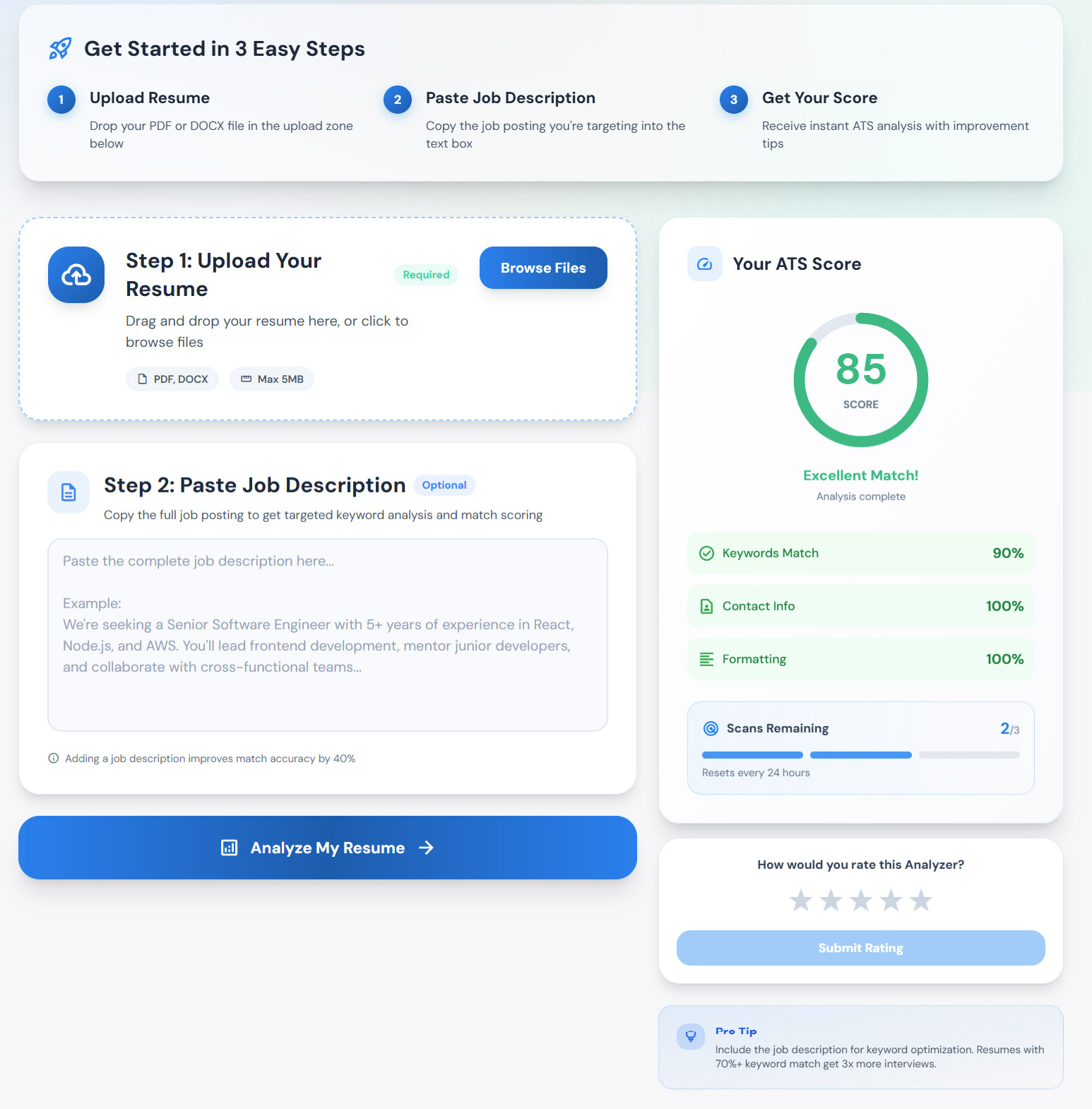 Cv Ats Pro how it works - Pro Design CV